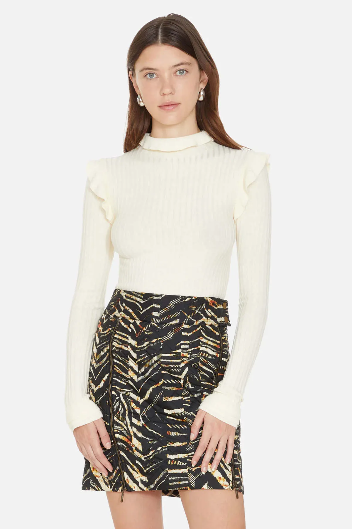 Tinley Turtleneck - Whitecap