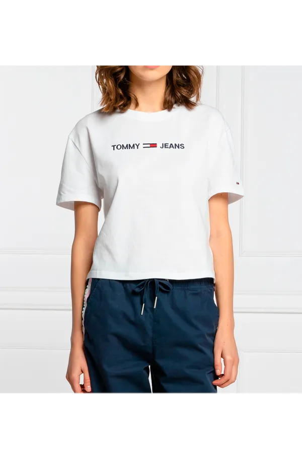 Tommy Hilfiger Women TJW Logo Tee White