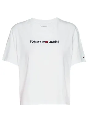 Tommy Hilfiger Women TJW Logo Tee White