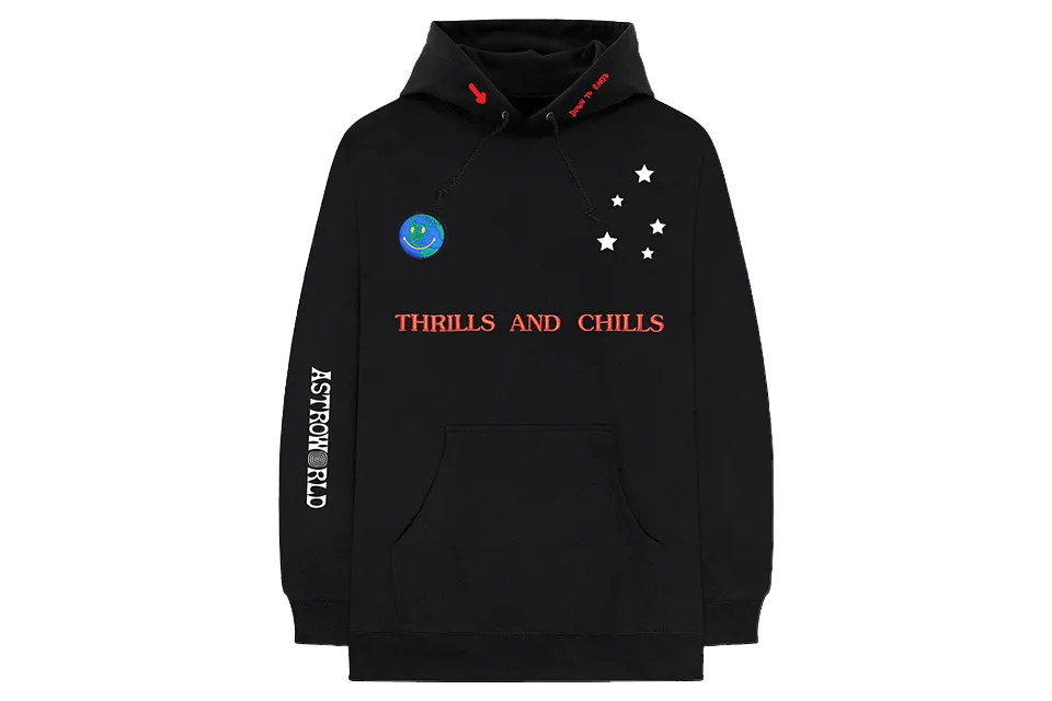 Travis Scott Astroworld World Peace Hoodie Black