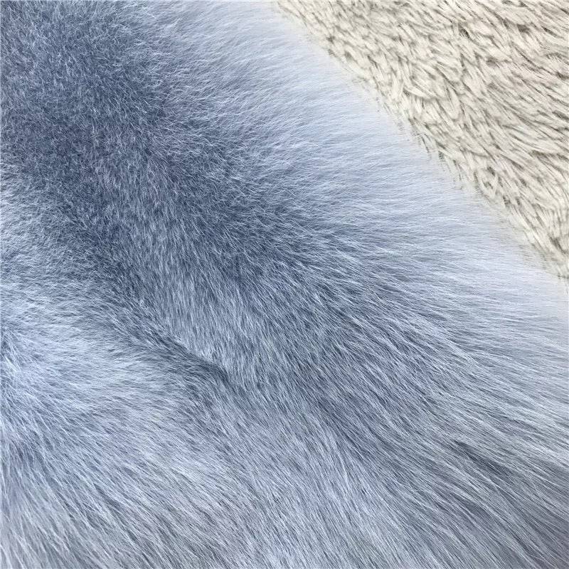 Ultra Plush Mid Length Fox Fur Coat