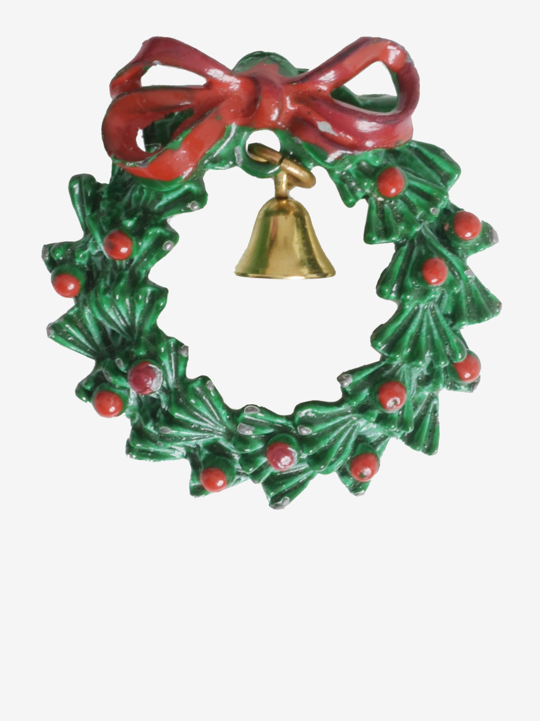 Vintage Christmas Wreath Brooch-40