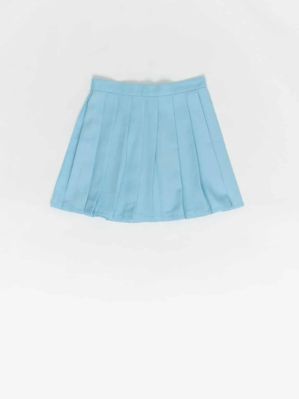 Vintage tennis skirt, blue pleated – Small