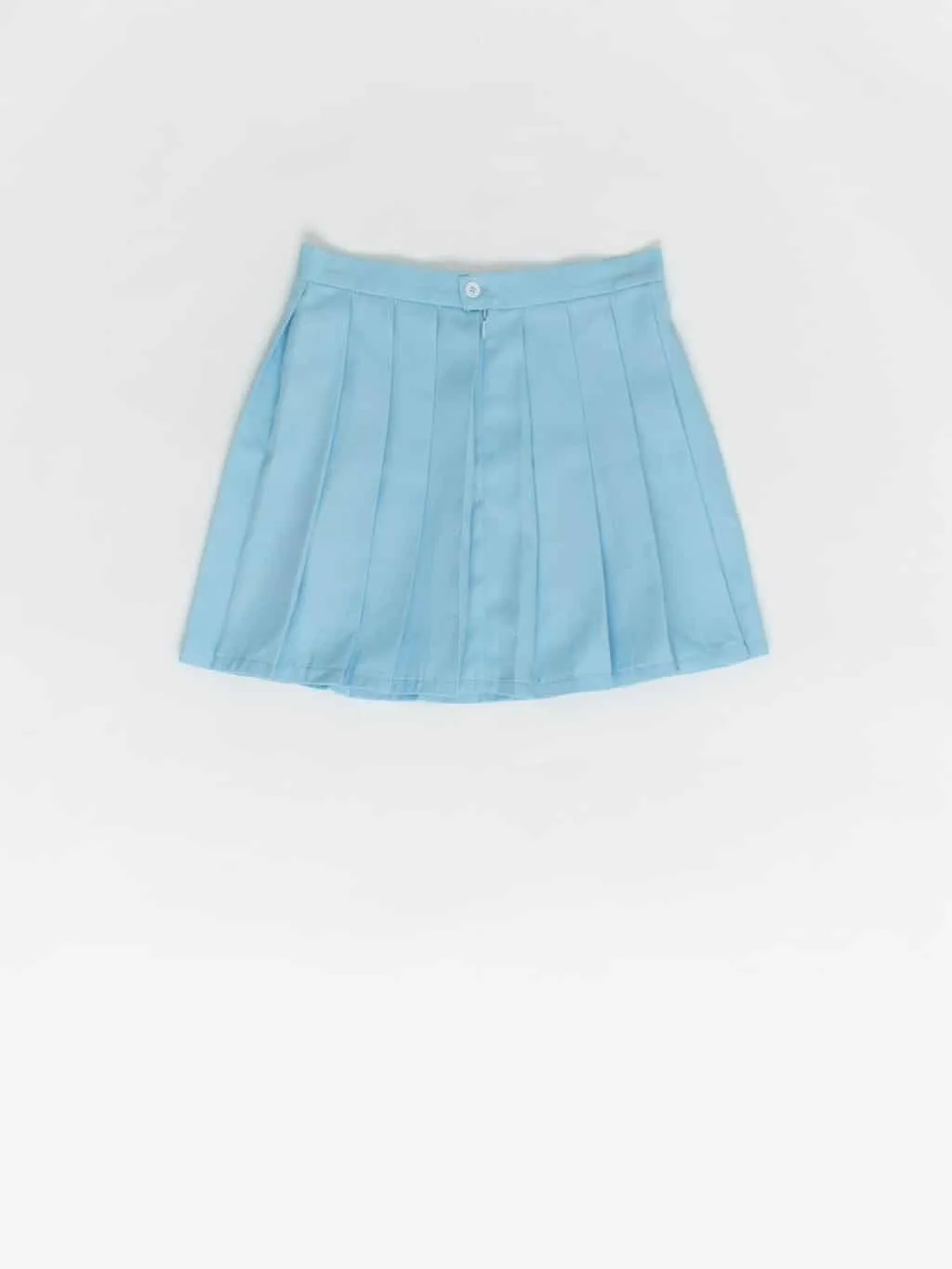 Vintage tennis skirt, blue pleated – Small