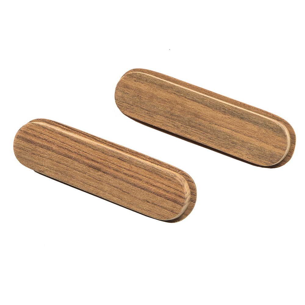 Whitecap Teak Oblong Drawer Pull - 4-1/16L - 2 Pack [60124-A]