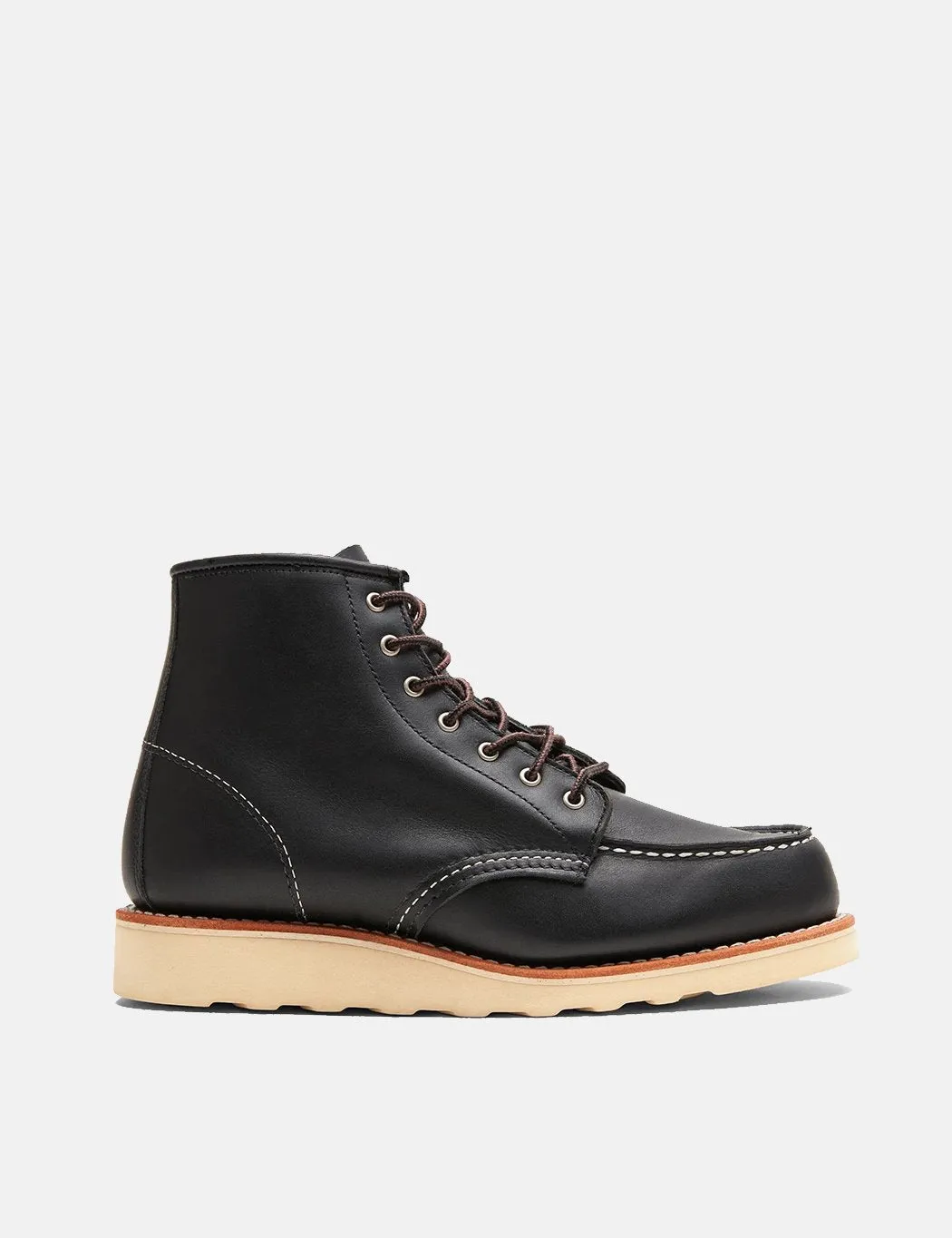 Women's Red Wing Work 6 Moc Toe Boots (3373) - Black Boundary