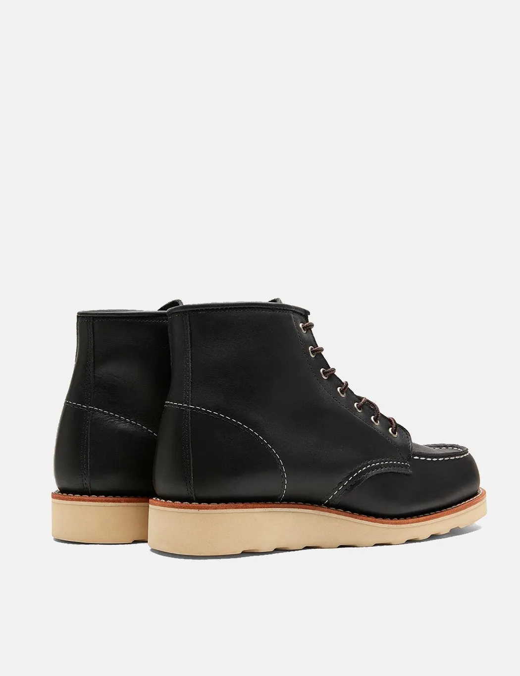 Women's Red Wing Work 6 Moc Toe Boots (3373) - Black Boundary