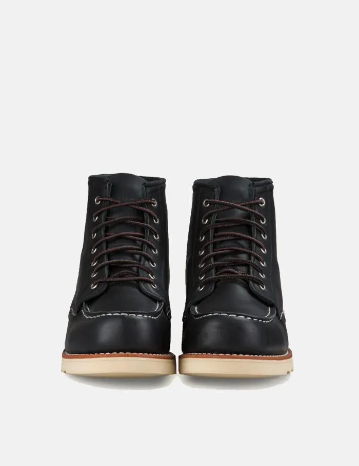 Women's Red Wing Work 6 Moc Toe Boots (3373) - Black Boundary